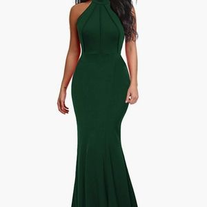 Dark green dress